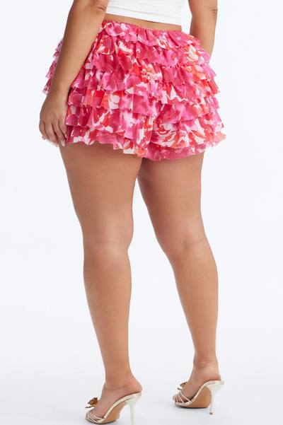 Trina Bloomer Short - Pink/combo