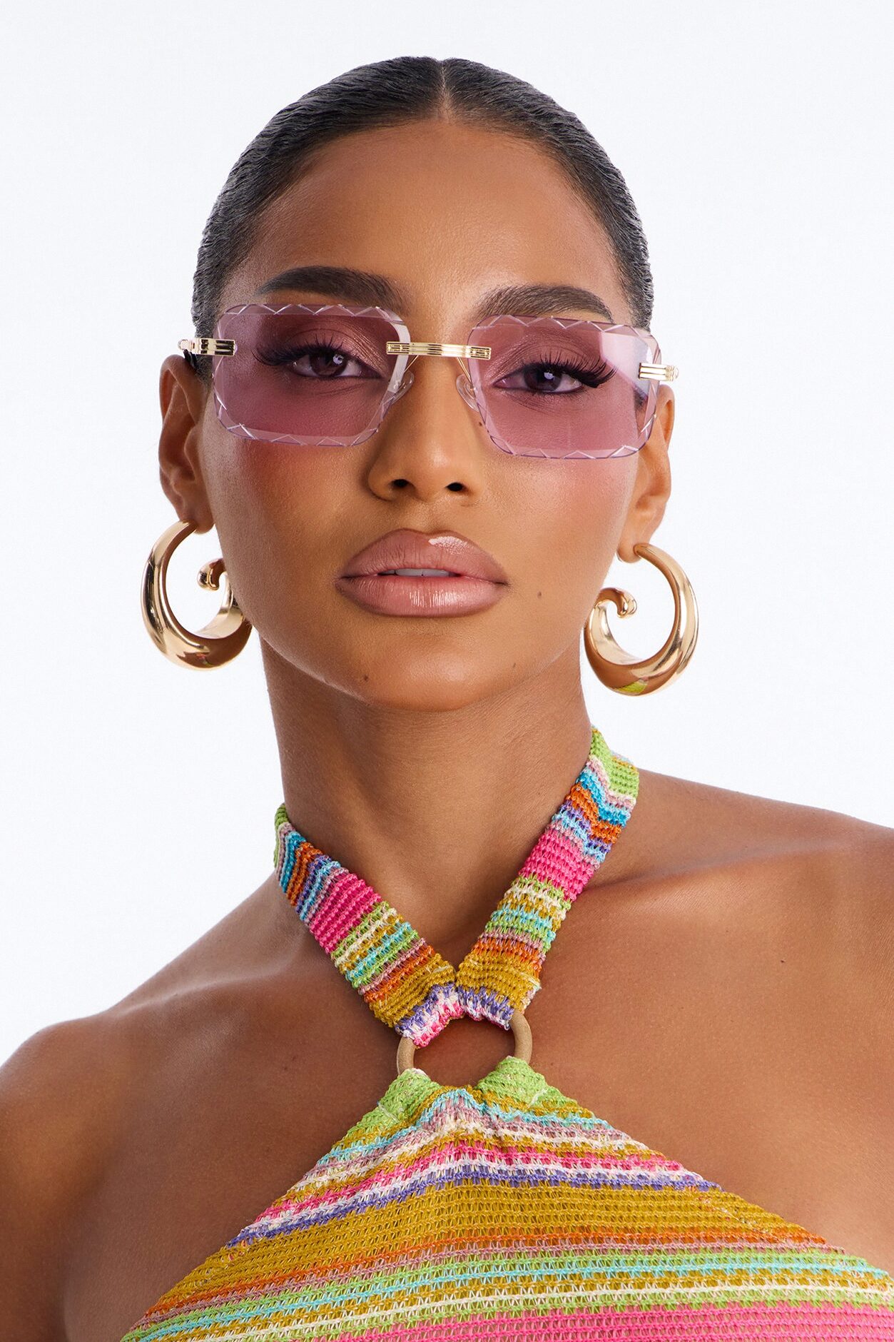 Poolside Pop Sunglasses - Purple