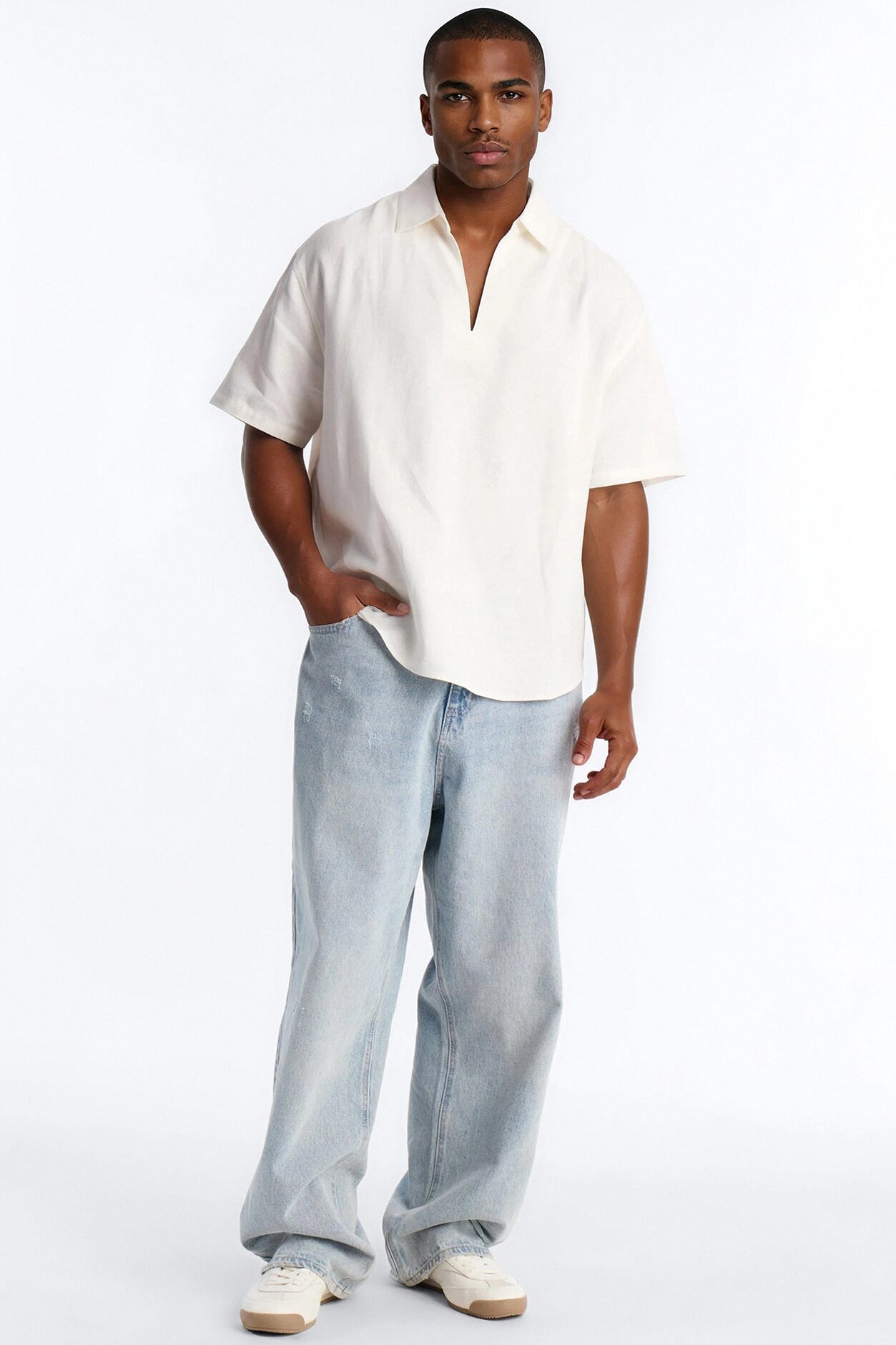 Bahamas Easy Flow Short Sleeve Shirt - White