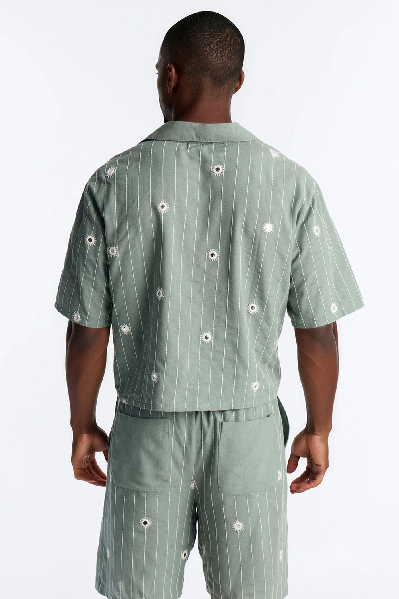 Relaxed Mirror Mirage Polo - Olive