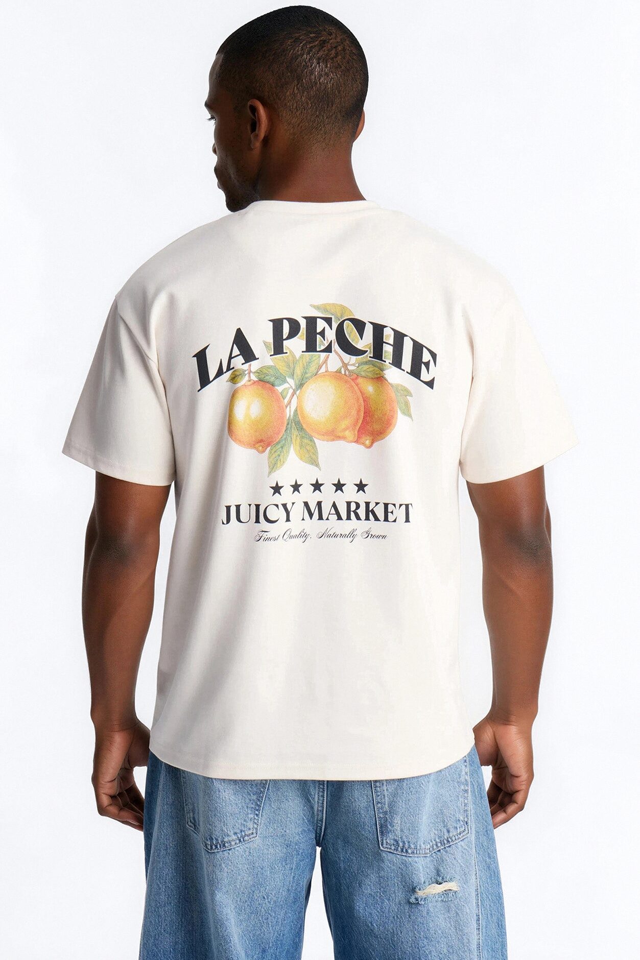 La Peche Juicy Market Short Sleeve Tee - Sand