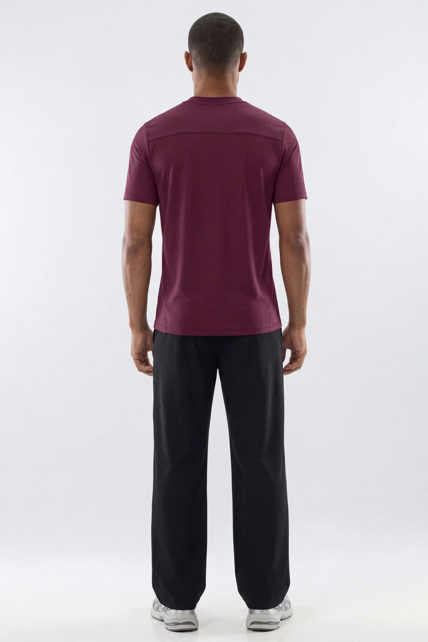 HexTech™ Crew Neck Active Top - Merlot