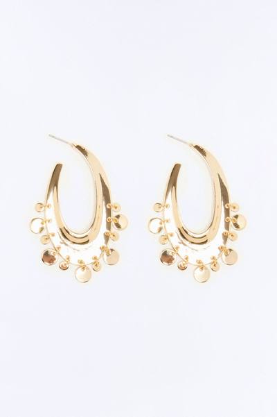 Kai Hardware Drop Earrings - Gold