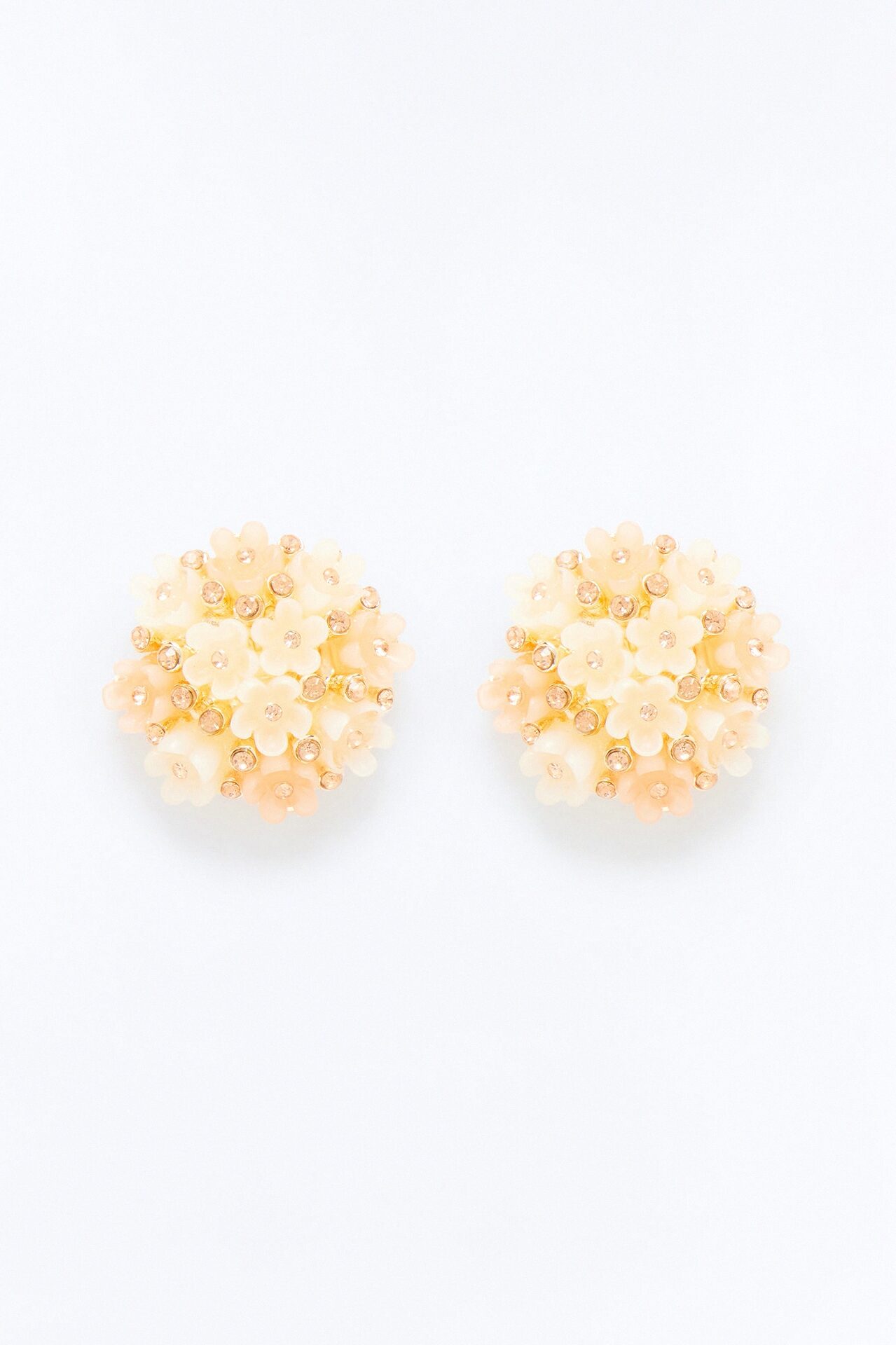 The Best Way Floral Stud Earrings - Pink/combo