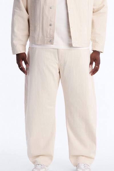 Barrel Feeling Edgy Jean - Cream
