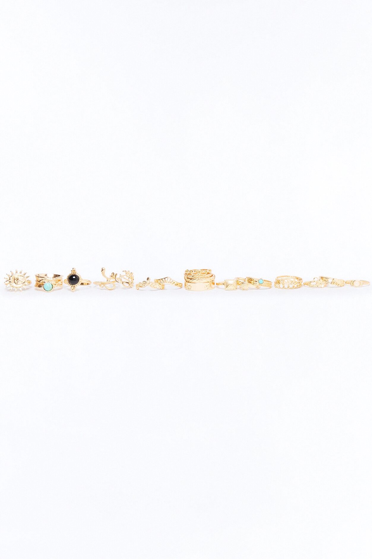 Written In Stars 19 Piece Multi Ring Set - Gold/combo