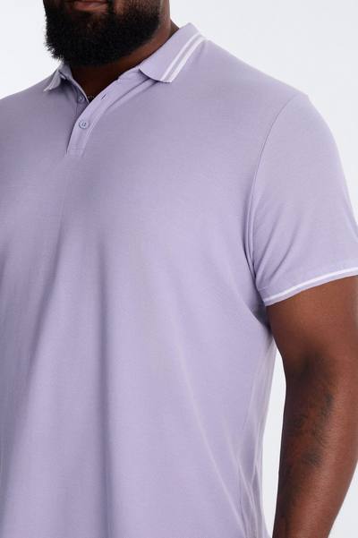 Wilson Short Sleeve Polo - Lavender