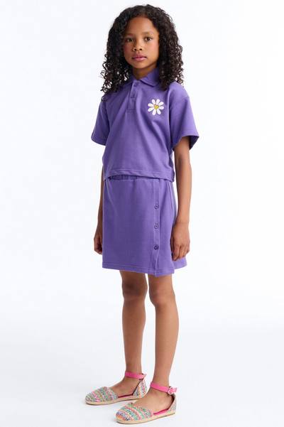Mini Nice To Meet You Skort Set - Purple