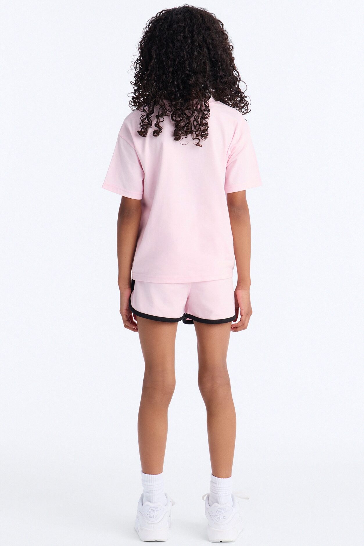 Mini Yin Yang Good Vibes Short Set - Pink