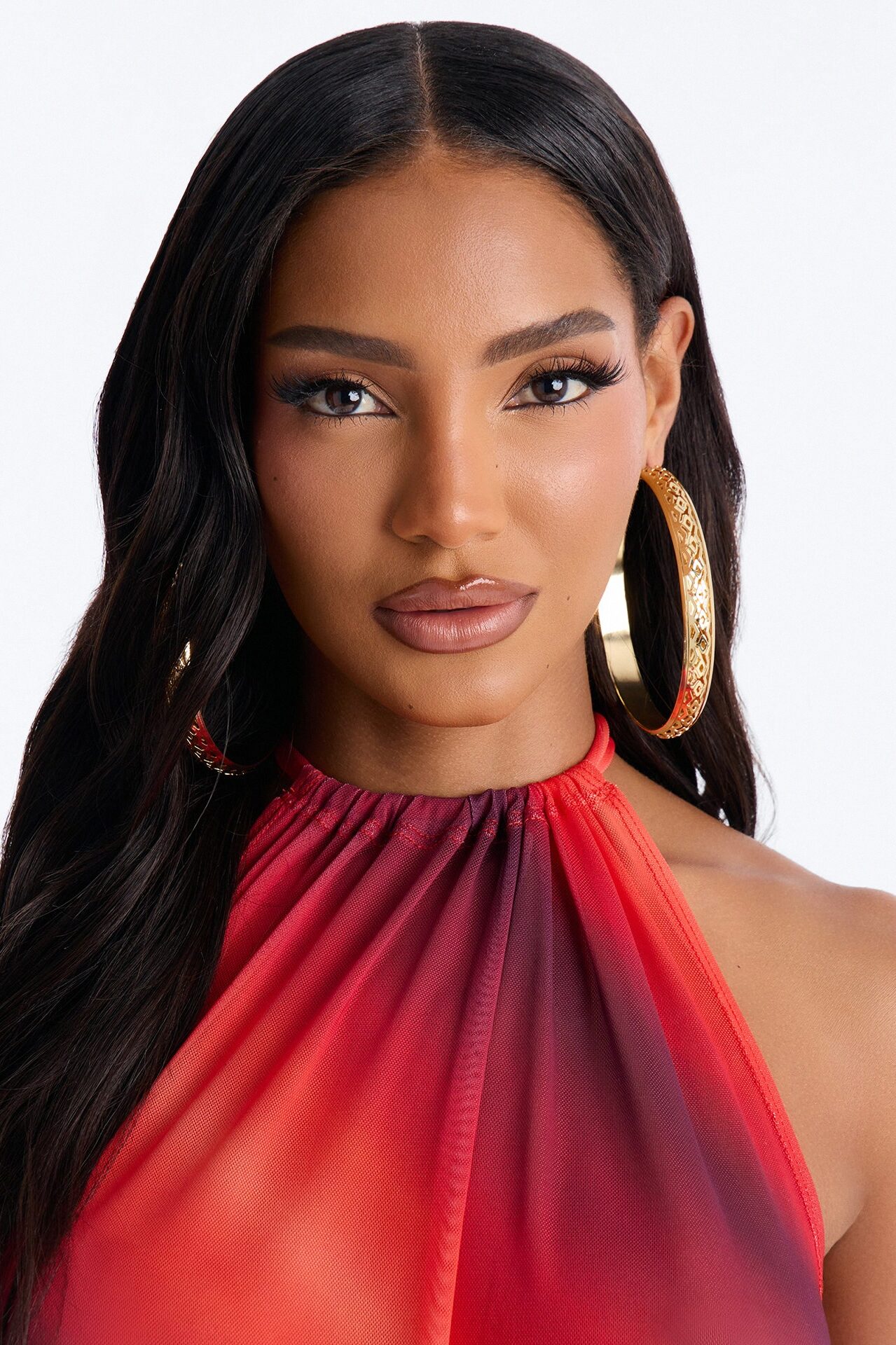 Boho Mirage Hoop Earrings - Gold