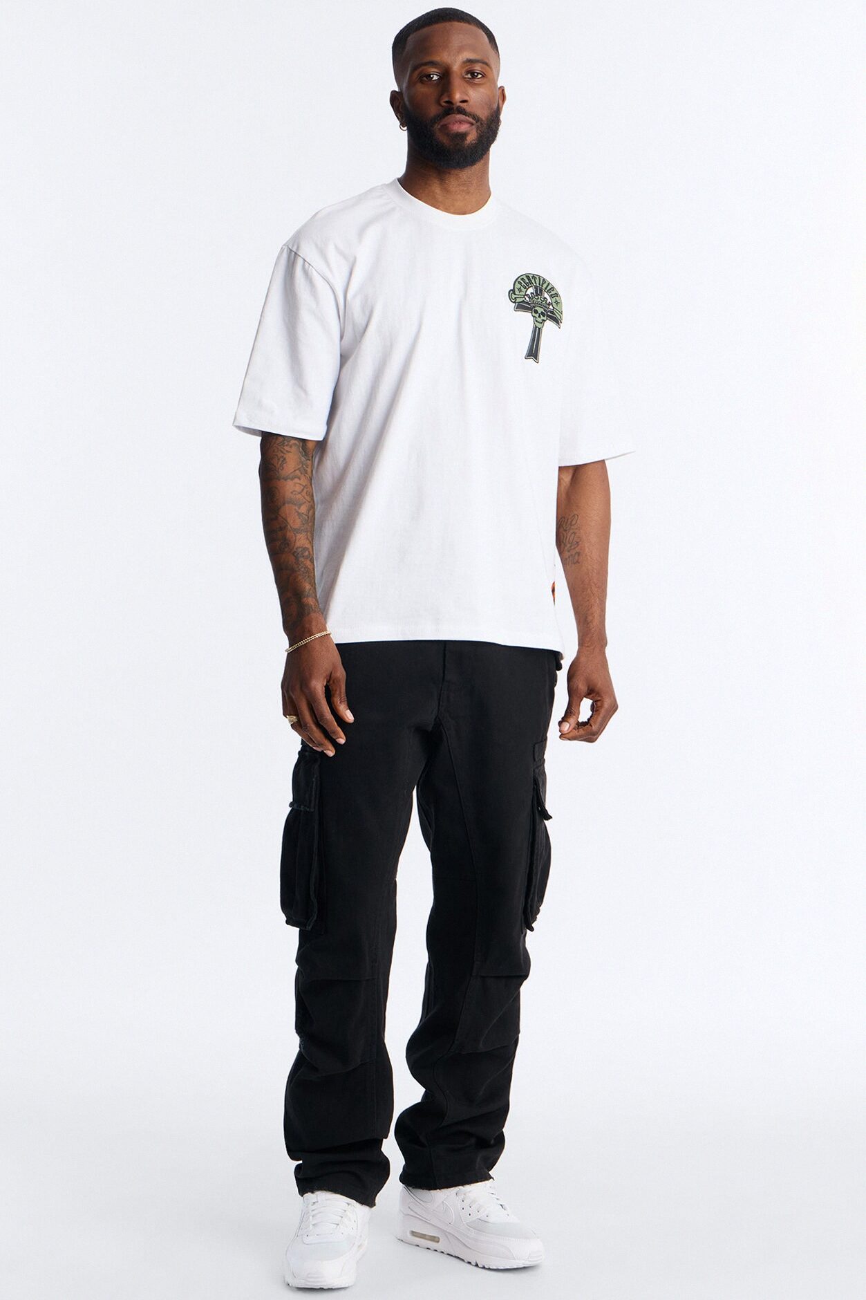 Mercy On Our Enemies Short Sleeve Tee - White