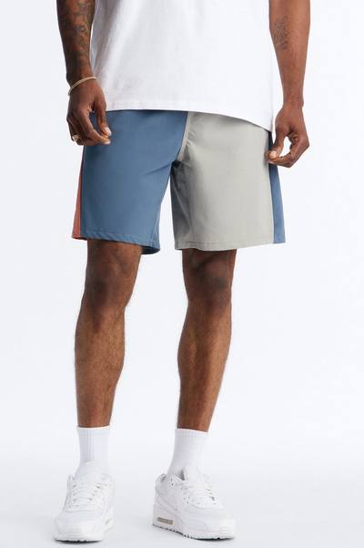 Relaxed Matari Color Blocked Short - Multi Color