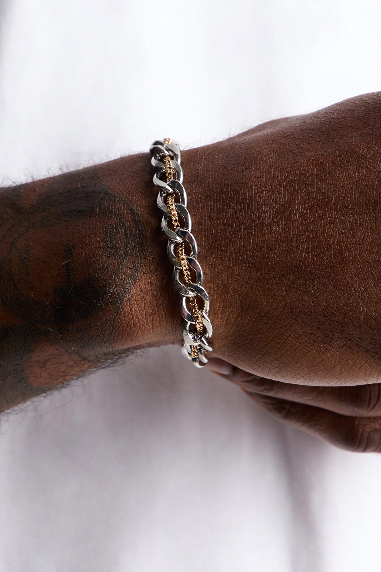 Endless Flow Link Bracelet - Silver/Combo