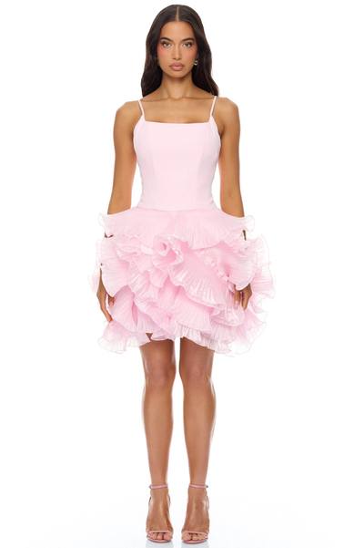 So Popular Ruffle Mini Dress - Pink