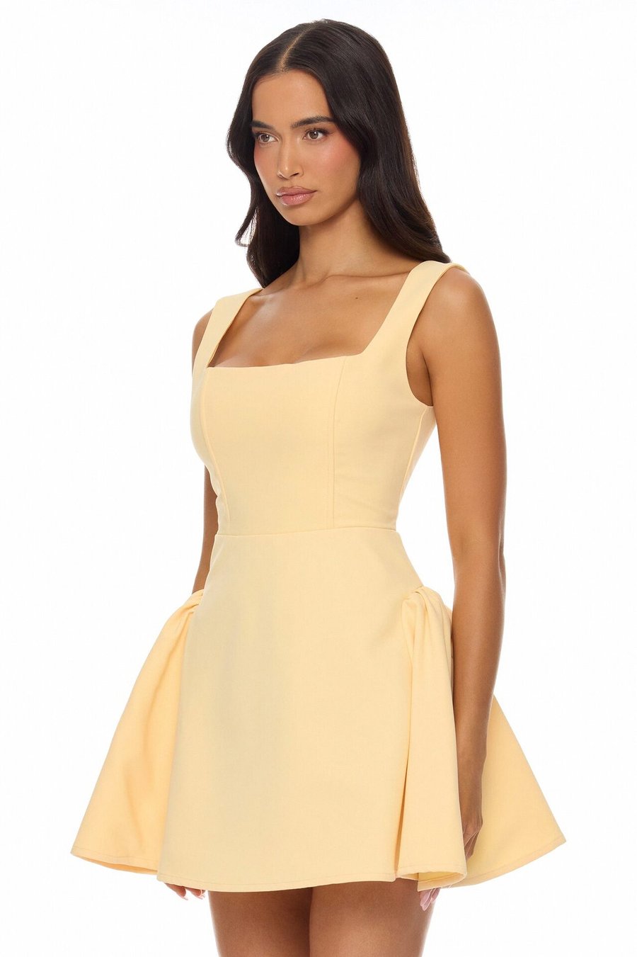 Sweetest Crush Mini Dress - Yellow