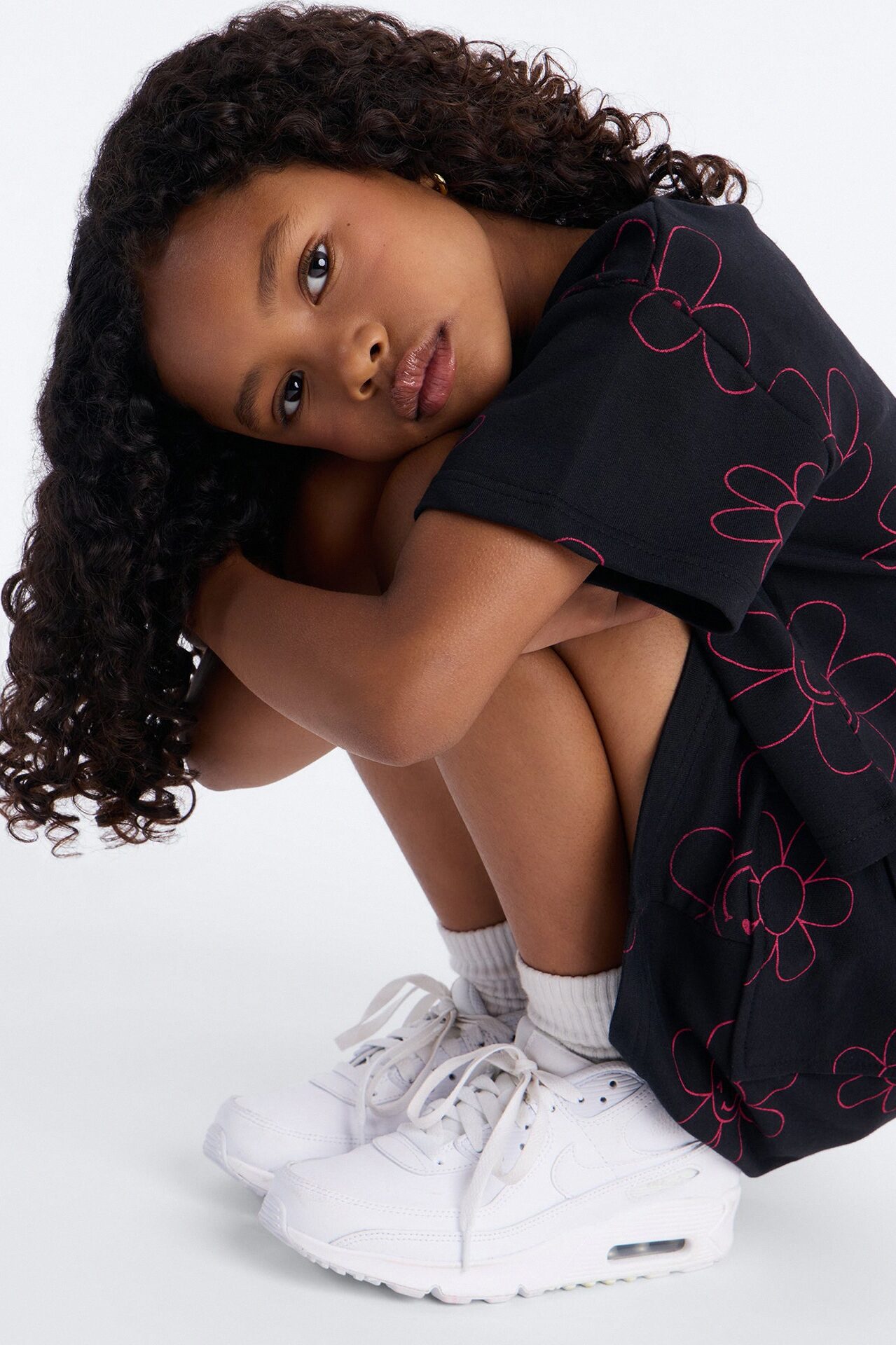 Mini Full Of Joy Skort Set - Black