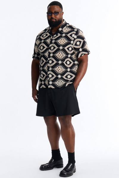 Elevated Stretch Trouser Swim Trunk 6″ - Black
