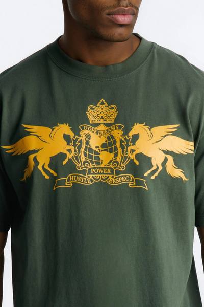 Dope Dream Emblem Oversized Heavy Weight Short Sleeve Tee - Green