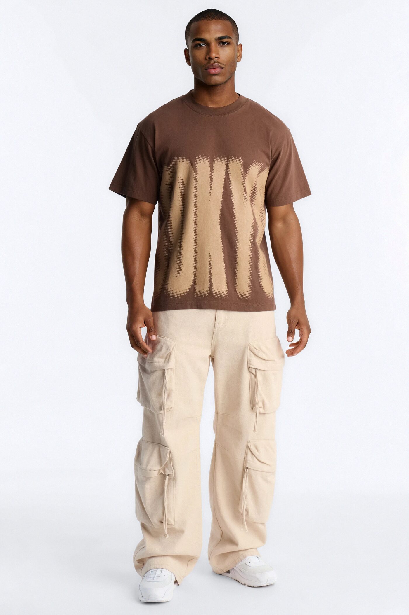 Tokyo Oversized Heavy Weight Short Sleeve Tee - Brown
