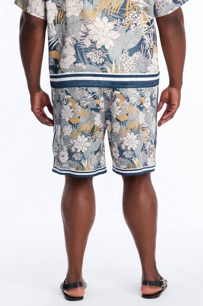 Relaxed Palm Vista Short - Blue
