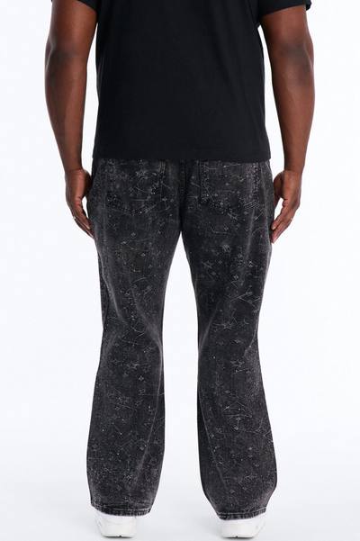 Straight Flare Eclipse Jean - Black Wash