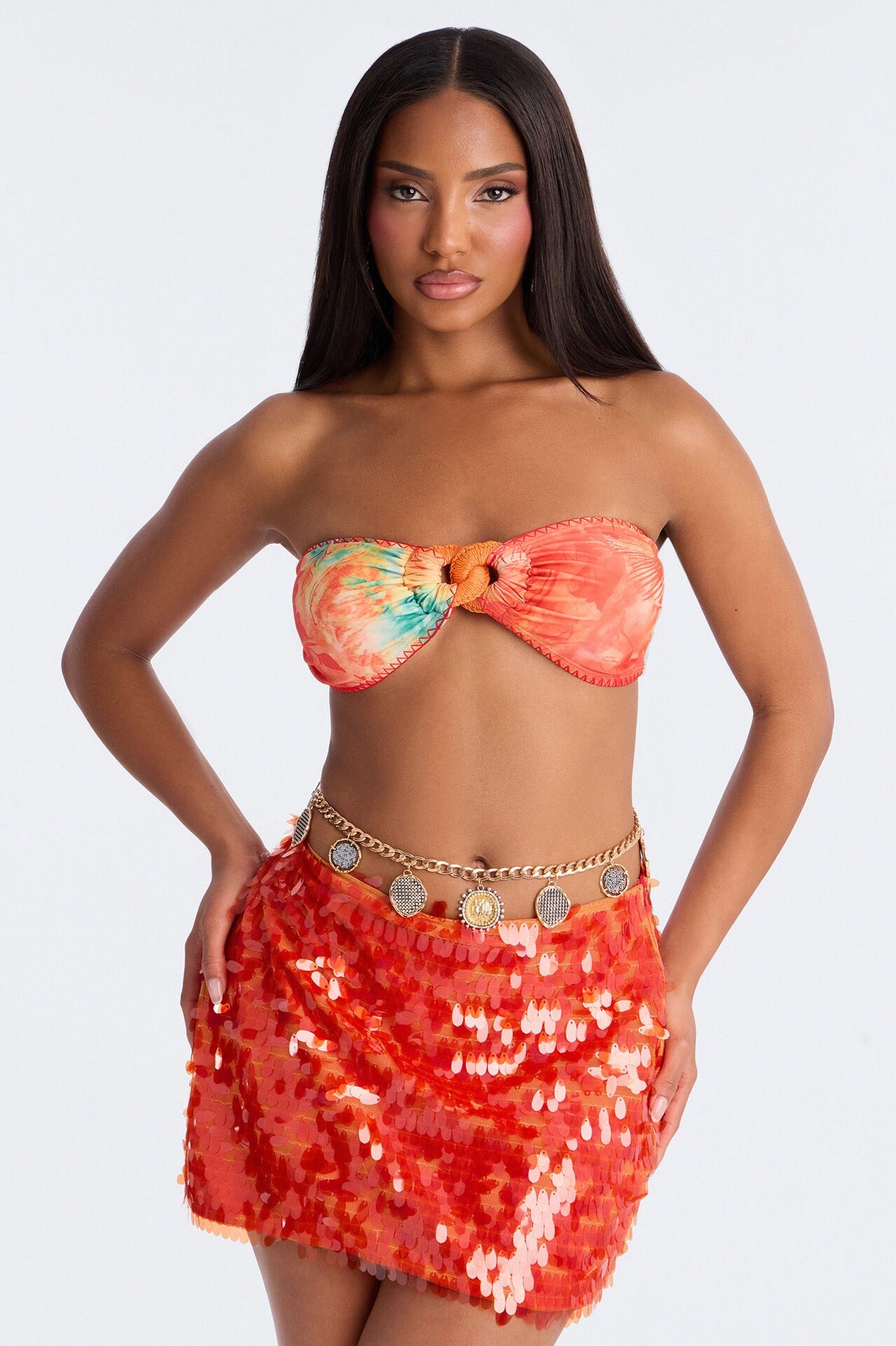 Pirate Treasures Chain Belt - Gold