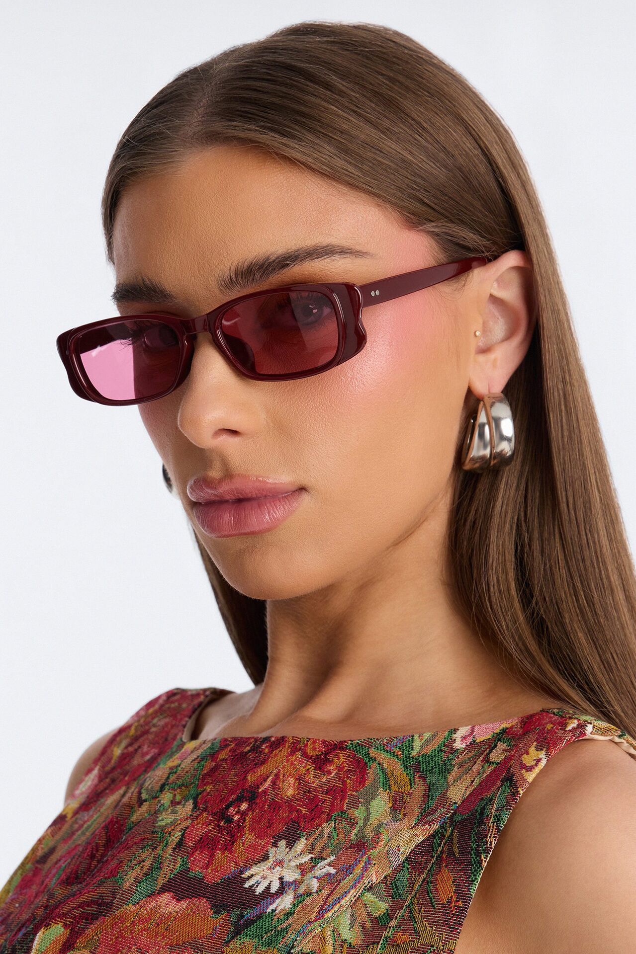 Our Song Sunglasses - Burgundy
