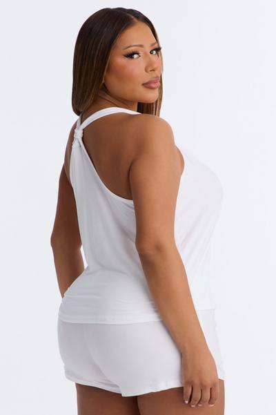 Bride To Be Tank & Short PJ Set - Light Blue