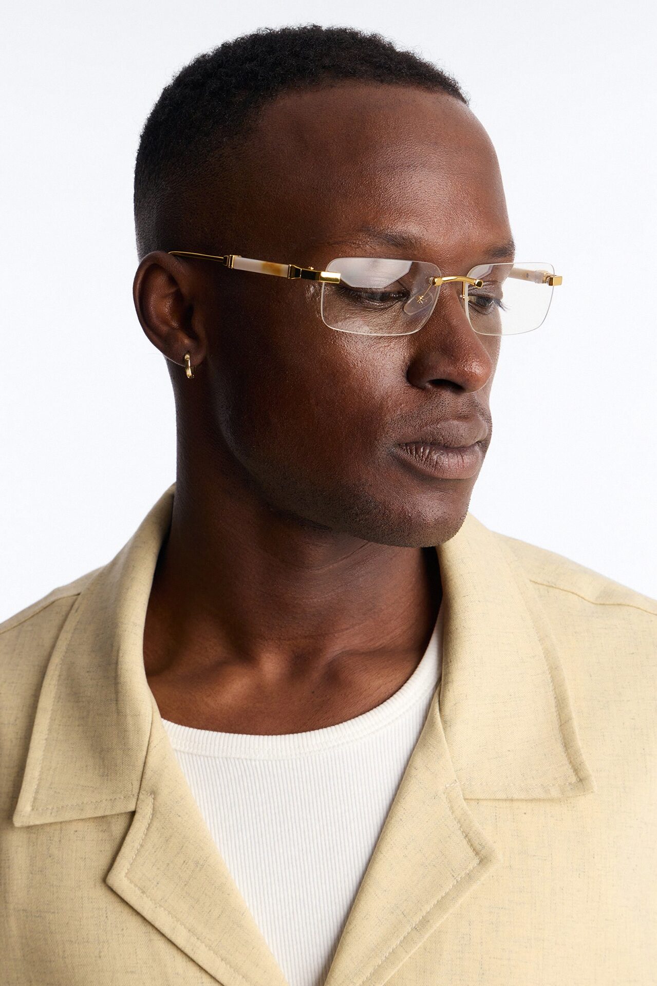 Destination Arrival Sunglasses - Gold/Clear