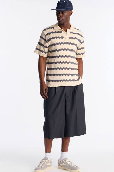 Ripple Stripe Johnny Polo - Charcoal