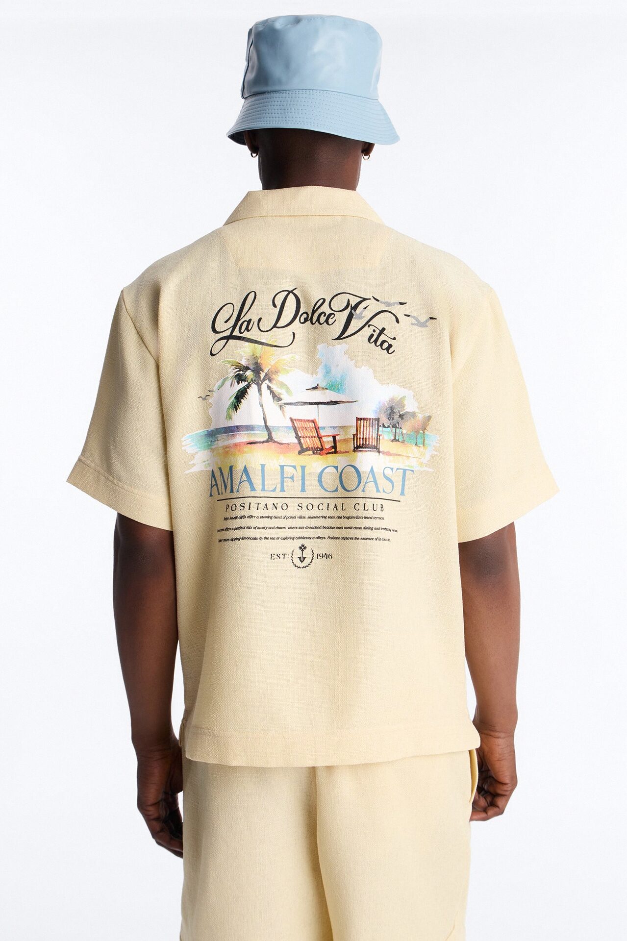 La Dolce Vita Short Sleeve Button Up - Butter Yellow