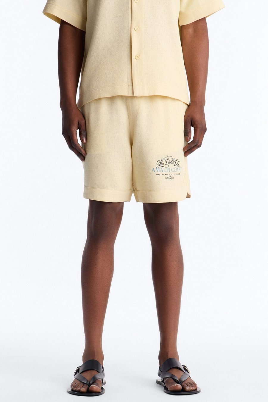 Relaxed La Dolce Vita Short - Yellow