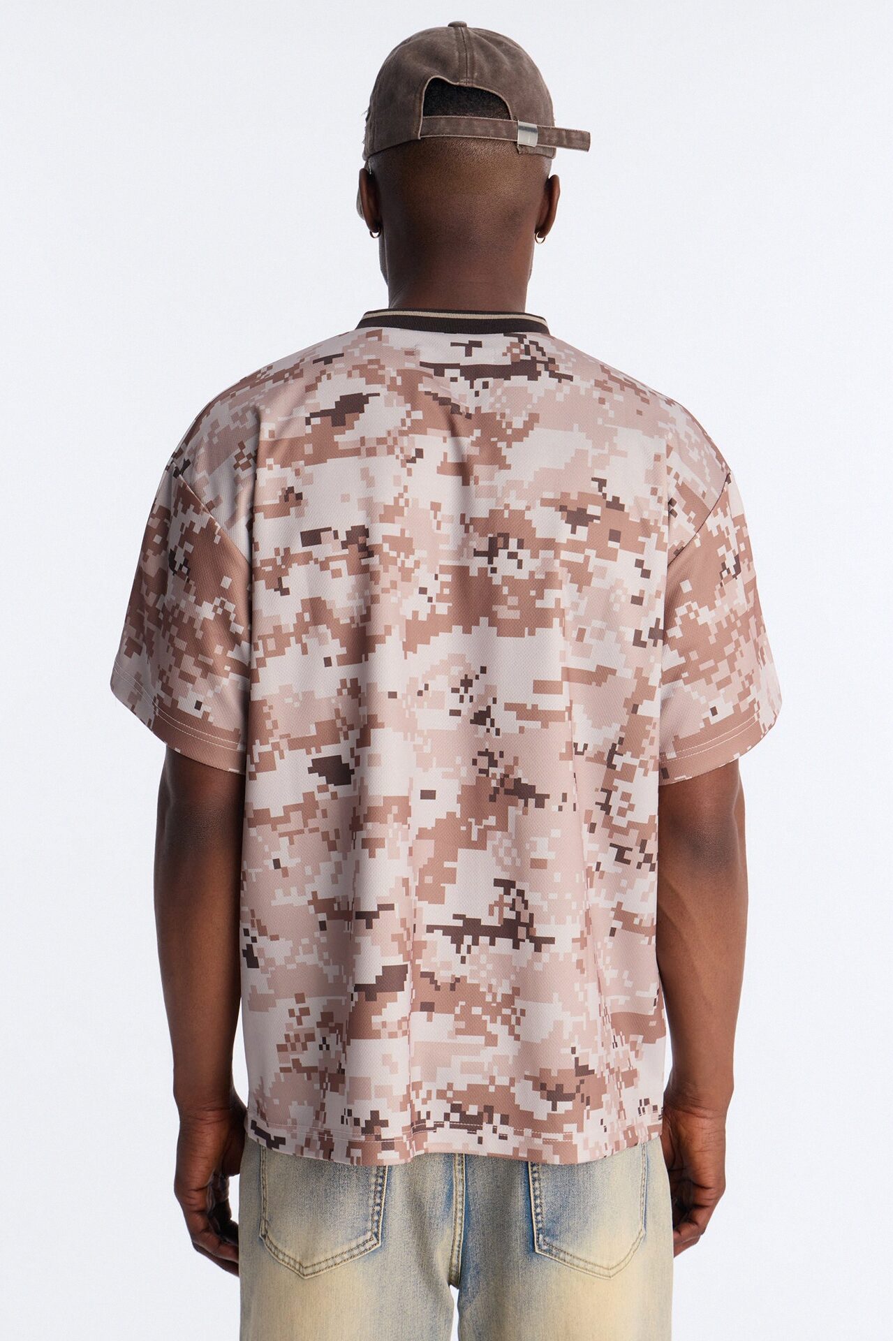 Trinity V-Neck Soccer Jersey - Camouflage