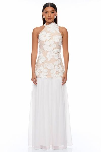Love Letters Embroidered Maxi Dress - White