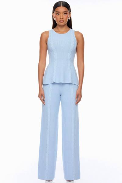 Veronica Sweater Pant Set - LightBlue