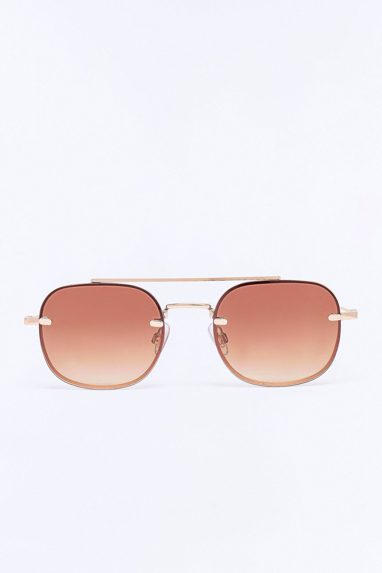 Vacay Tunnel Vision Sunglasses - Brown