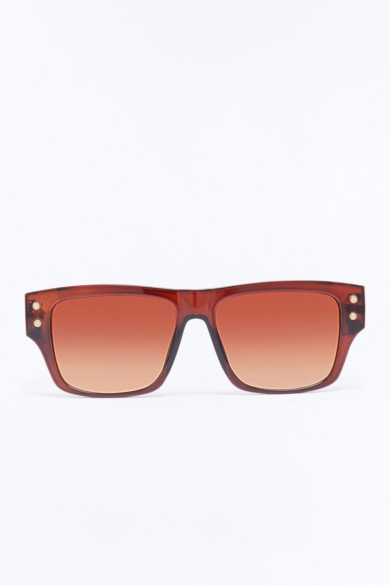 Industrial Insight Square Sunglasses - Brown
