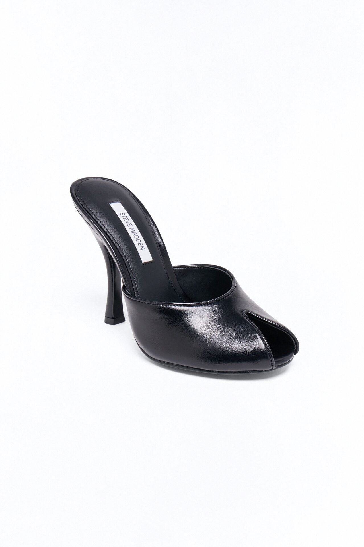 Steve Madden Jules Leather Heels - Black