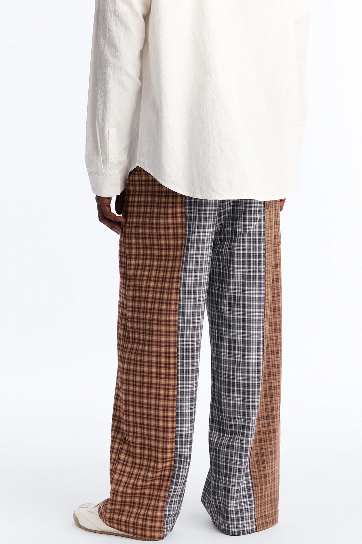 Relaxed Feedback Plaid Pant - Multi Color