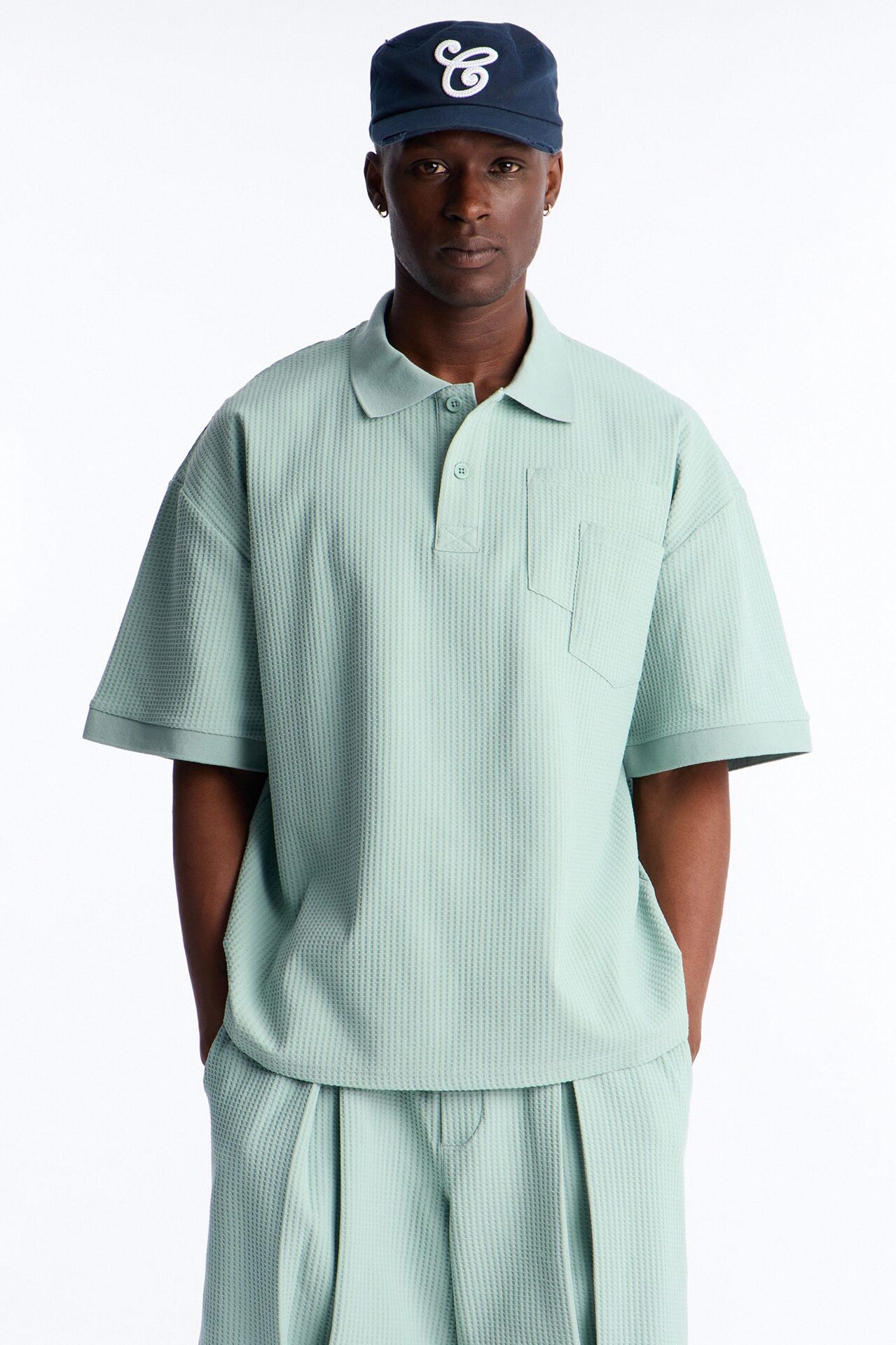 Relaxed Cedar Breeze Polo - Mint