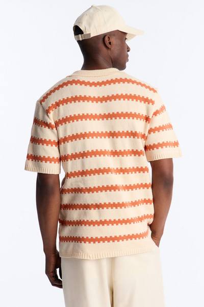 Ripple Stripe Johnny Polo - Orange
