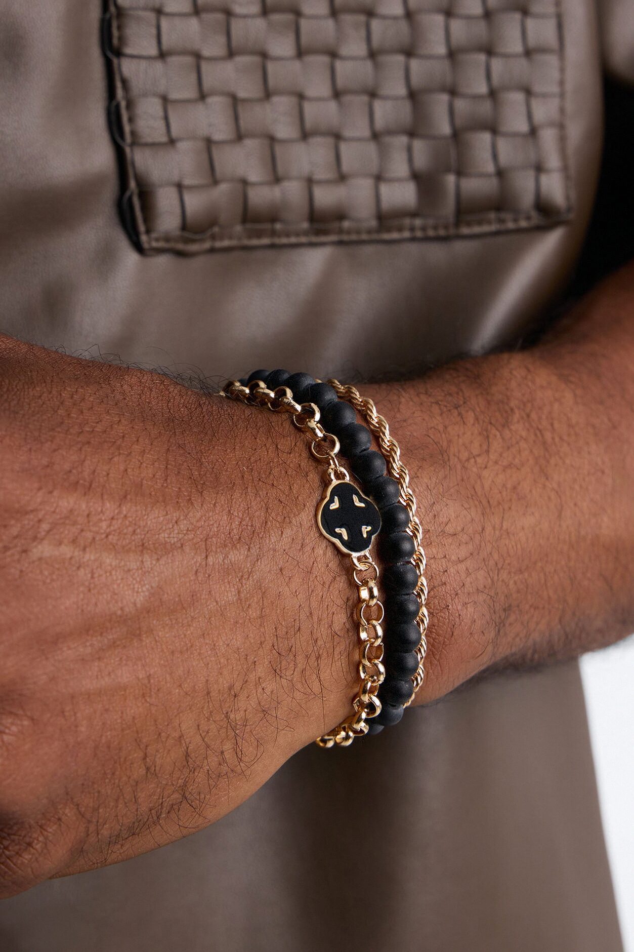 Long Overdue Bracelet Set - Gold