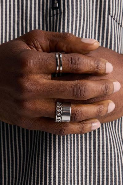 Syndicate Disorder Ring Set - Silver