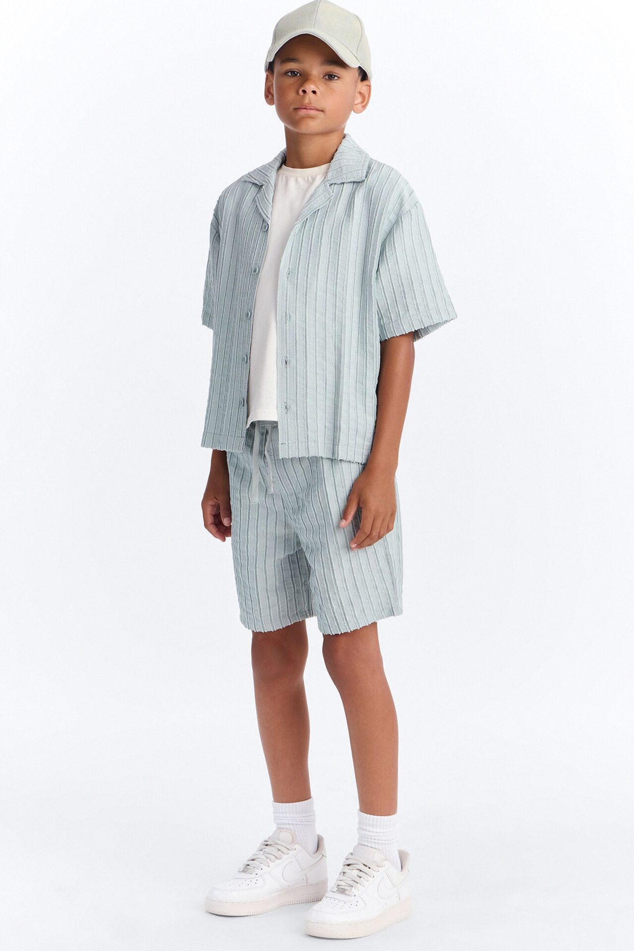 Mini Relaxed Aegean Pleat Short - Sage