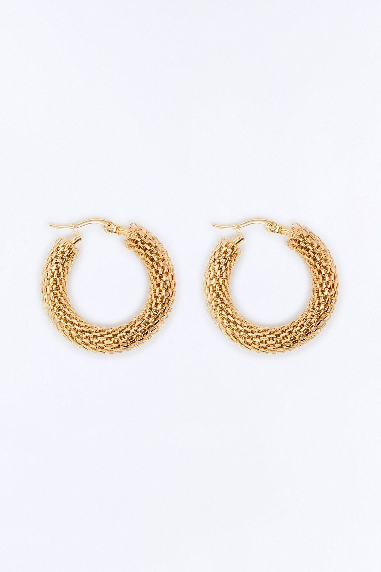 Rebel Hoop Earrings - Gold