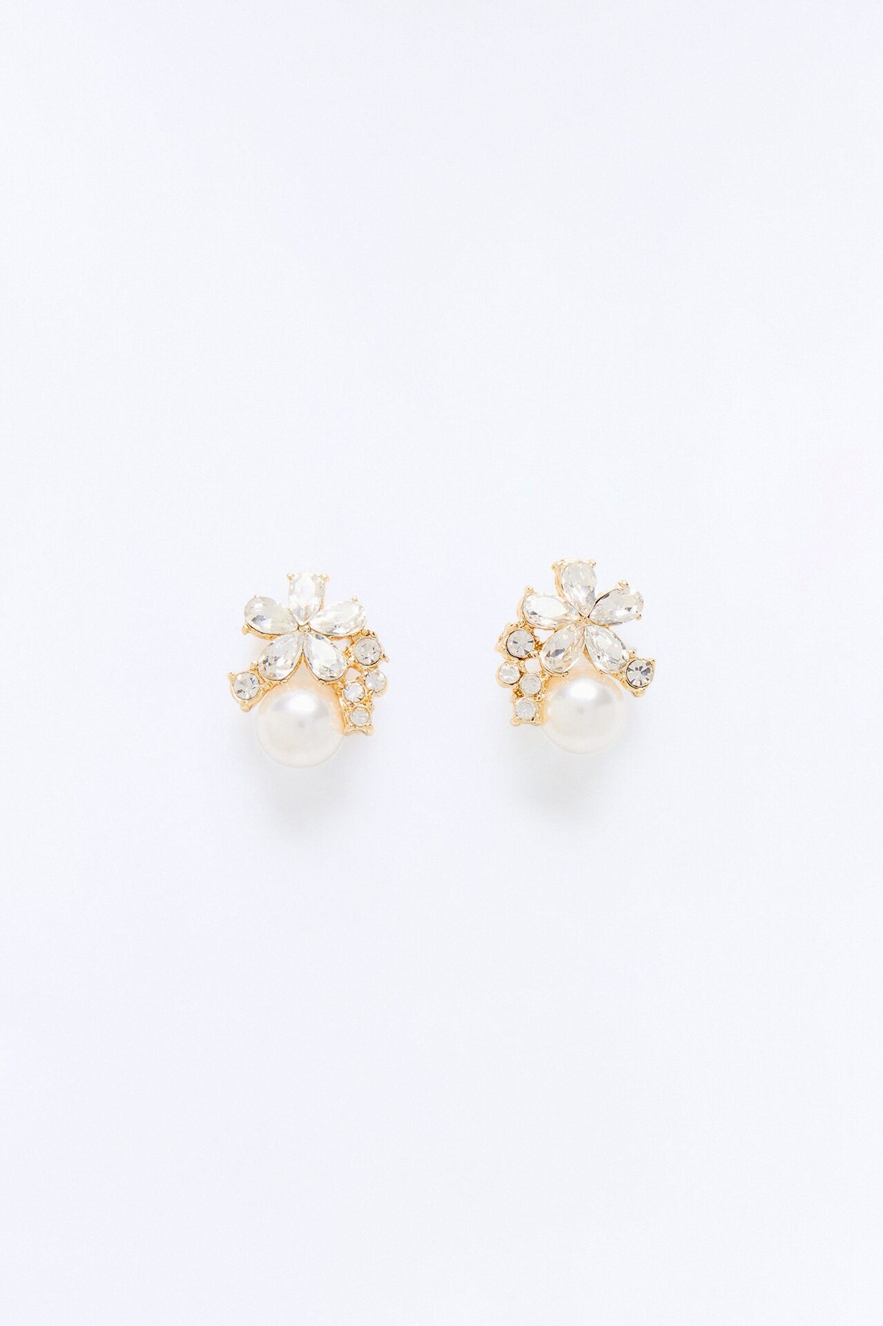 Soft Crush Stud Earrings - Gold