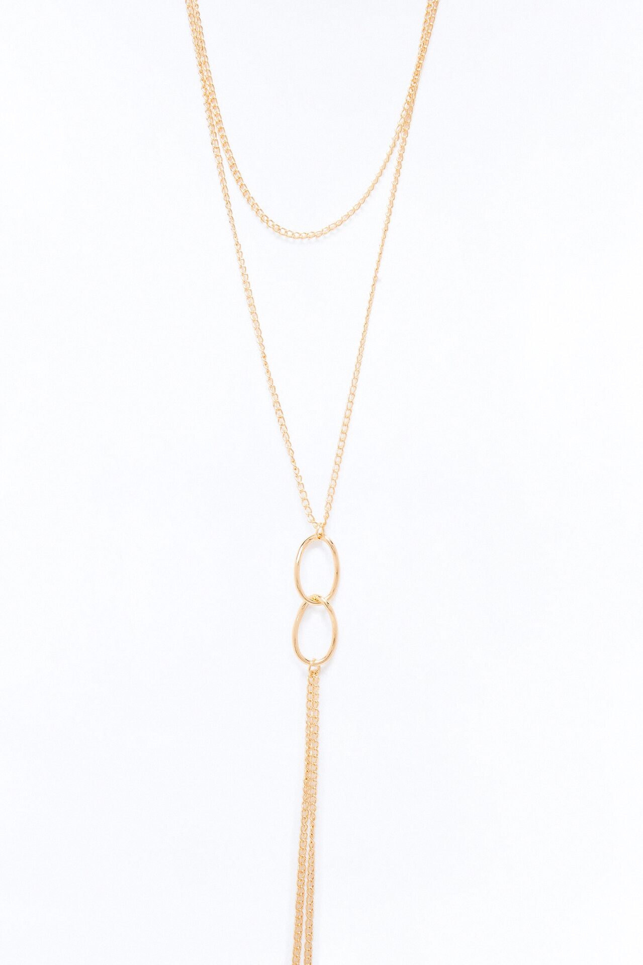 Heart Center Body Chain - Gold