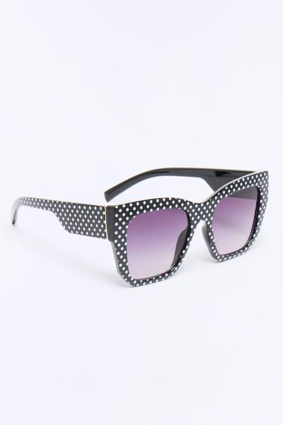 Dottie Mae Sunglasses - Black/White