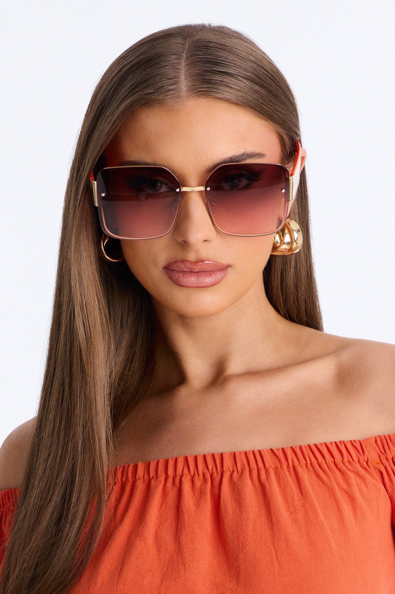 Sugar Plum Sunglasses - Gold/Orange
