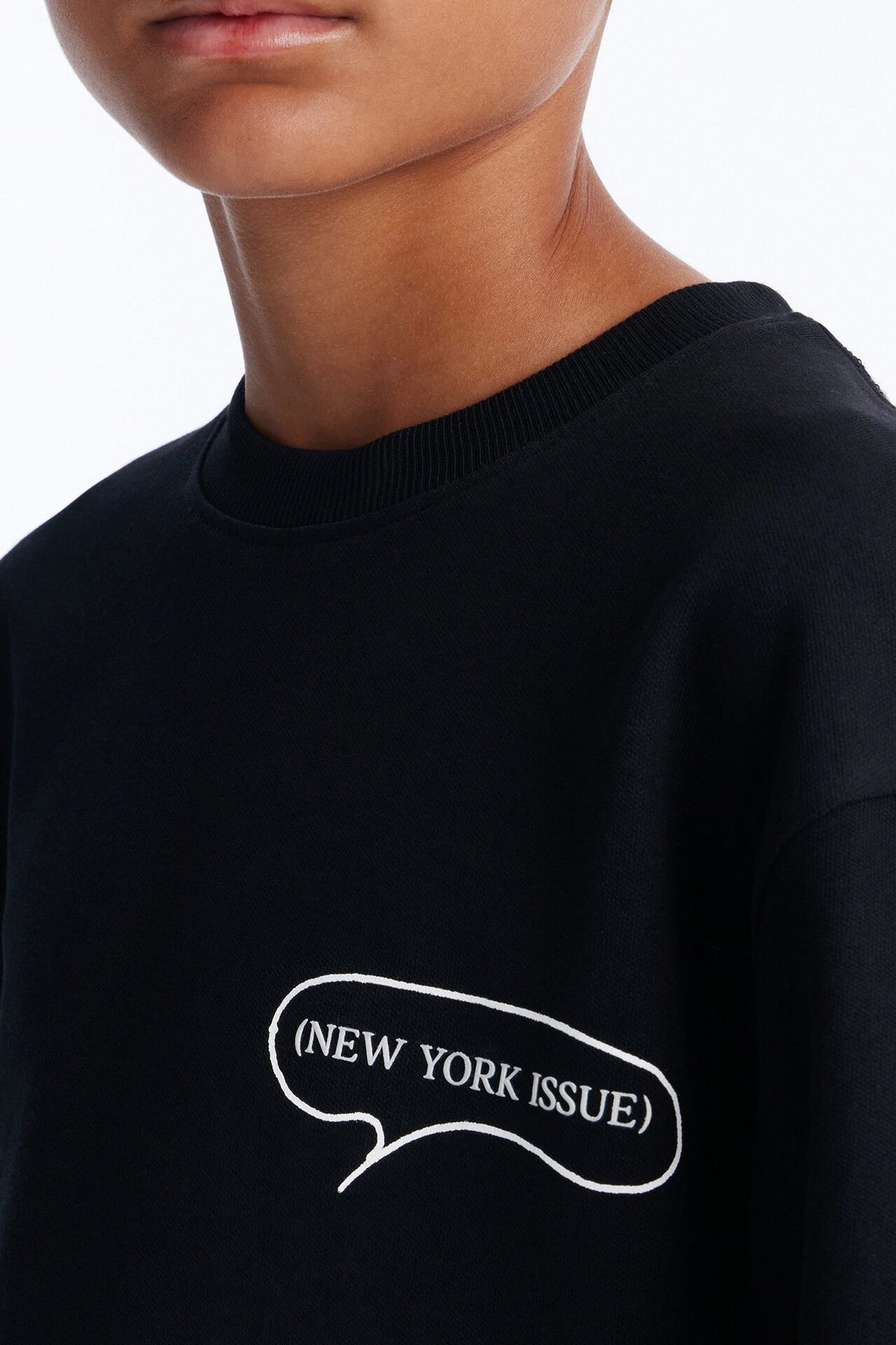 Mini Busy Streets Of NYC Short Sleeve Tee - Black